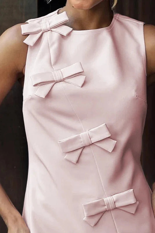 Elegant Sleeveless Slim High Waist A-Line Mini Dress