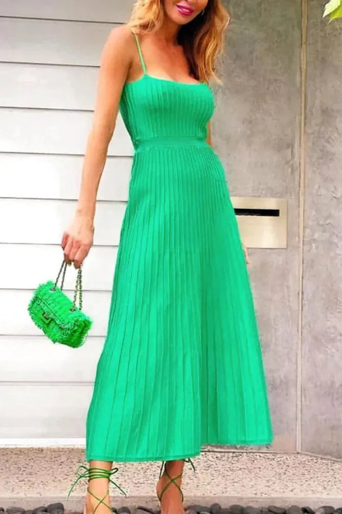 Patchwork High Waist Backless Maxi Dress