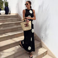Knitted Sleeveless Maxi Dress