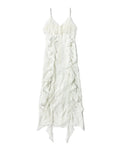 Sleeveless Lace Slim Maxi Dress