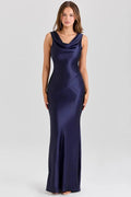 Elegant Backless Sleeveless High Waist Maxi Dress