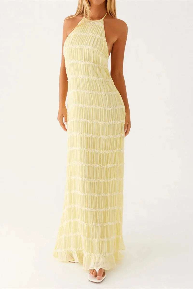 Bodycon Sleeveless Backless Maxi Dress