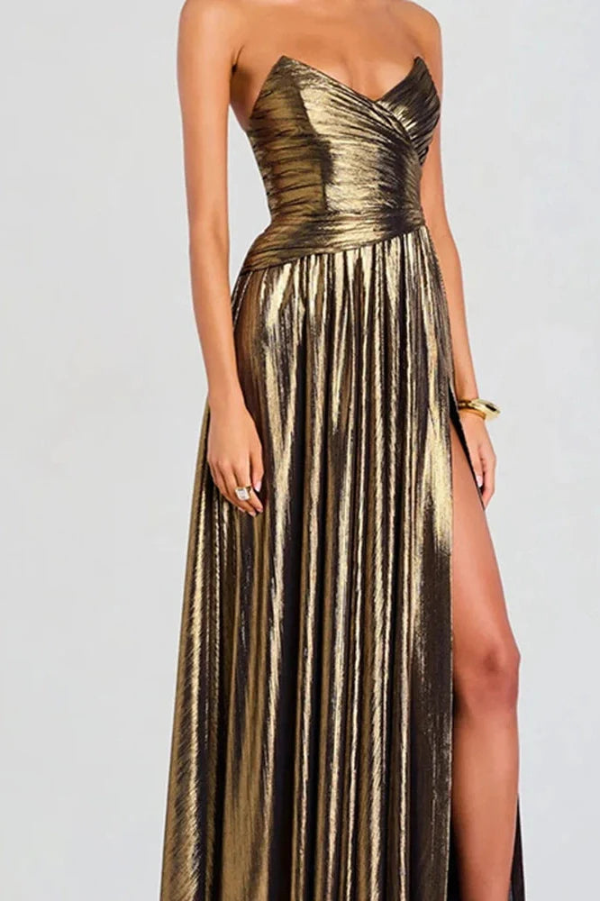 Elegant Off-Shoulder High Waist Slim Maxi Dress