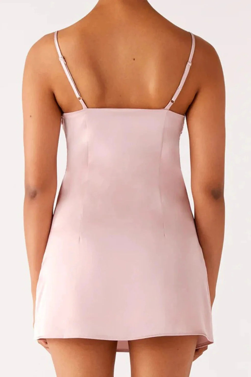 Square Neck Spaghetti Strap Mini Dress