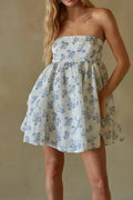Sleeveless Off-Shoulder Loose Mini Dress