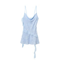 Spaghetti Strap Sleeveless Slim Mini Dress