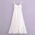 Pleated Sleeveless Zipper Maxi Dress