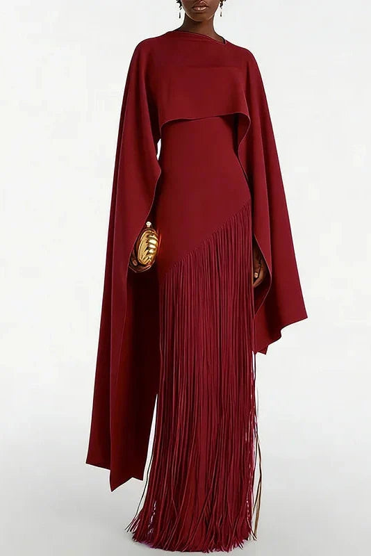 Elegant Sleeveless O-Neck High Waist Maxi Dress