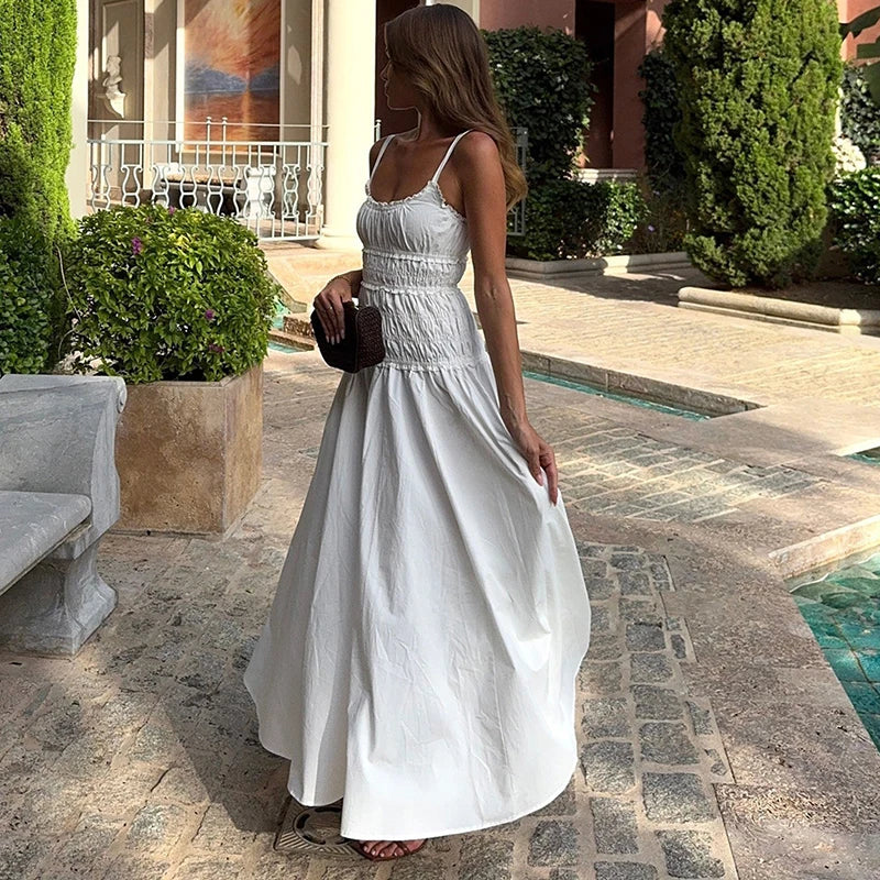 Spaghetti Strap Sleeveless Maxi Dress