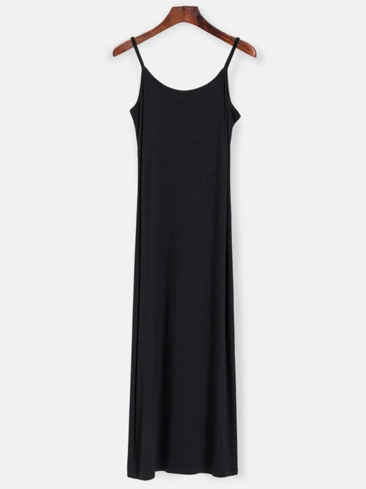 See Through Loose Long Sleeve Knitted Maxi Dress