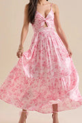 Elegant Sleeveless V-Neck Maxi Dress