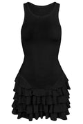 See-Through Sleeveless Slim Bodycon Mini Dress