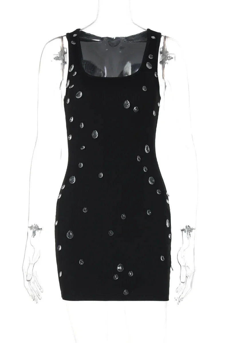 Elegant Sleeveless Slim Mini Dress