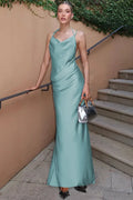 Spaghetti Strap Backless Sleeveless Bodycon Maxi Dress