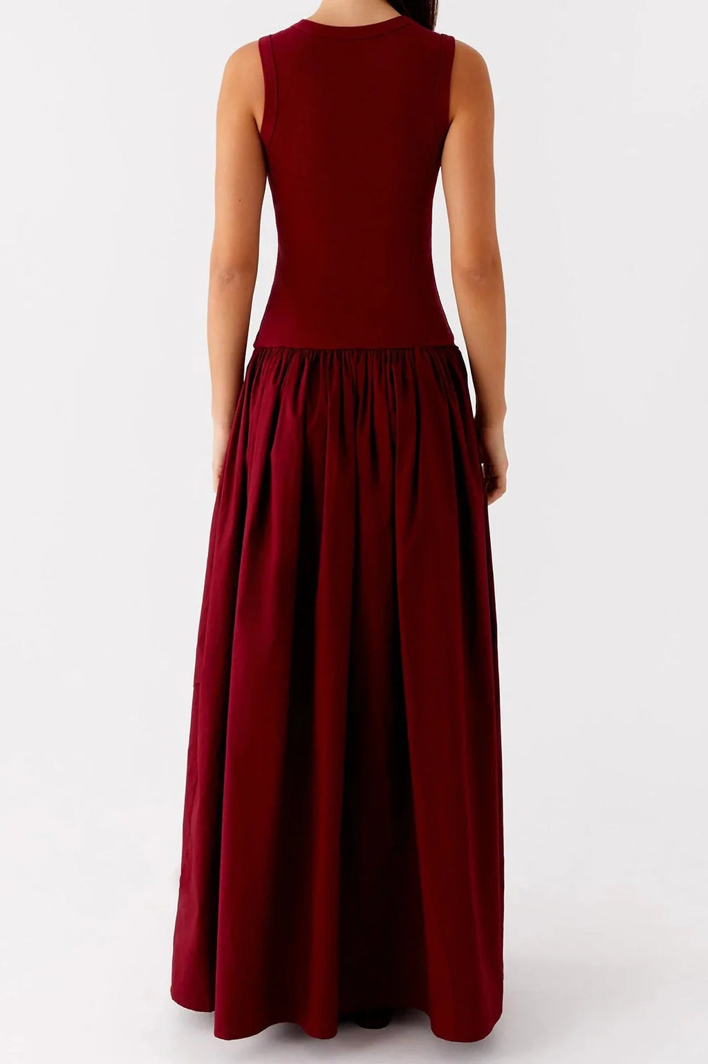 Elegant Sleeveless A-Line Maxi Dress
