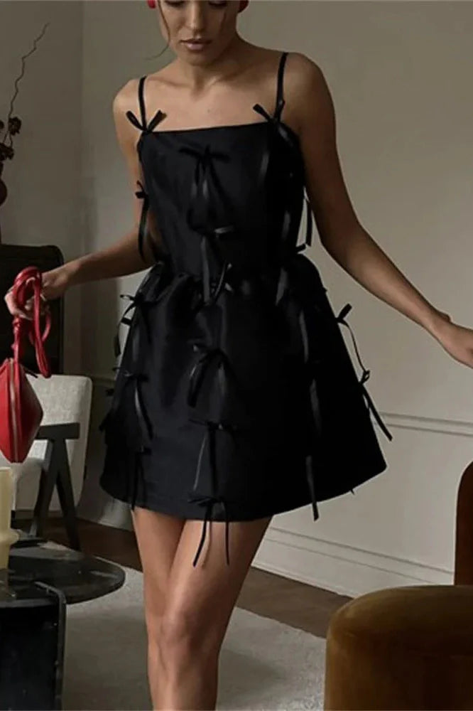 Backless Patchwork Bodycon Mini Dress