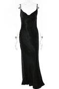 Elegant Spaghetti Strap Sleeveless Backless Maxi Dress