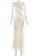 Elegant Backless Straps Slim Maxi Dress