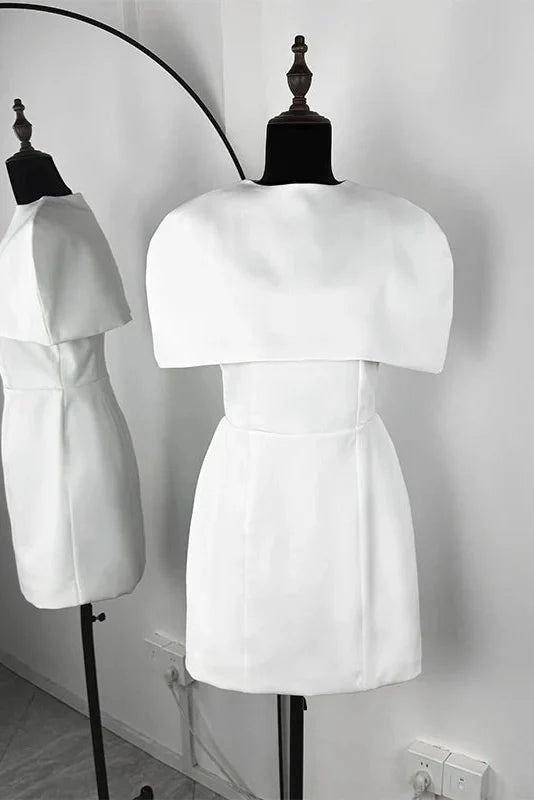 Elegant Sleeveless Round-Neck Mini Dress