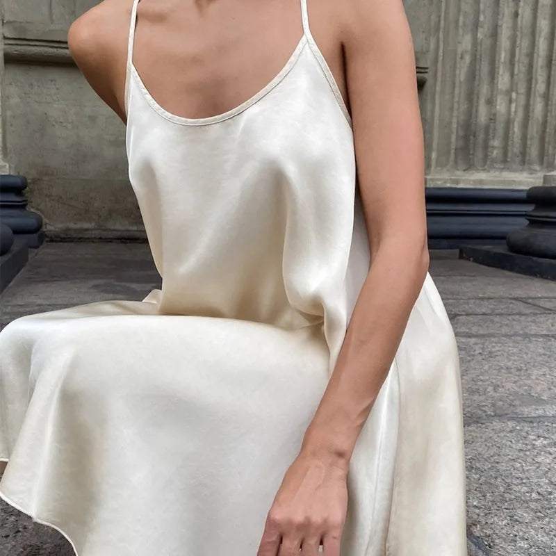 Elegant Sleeveless Backless Mini Dress