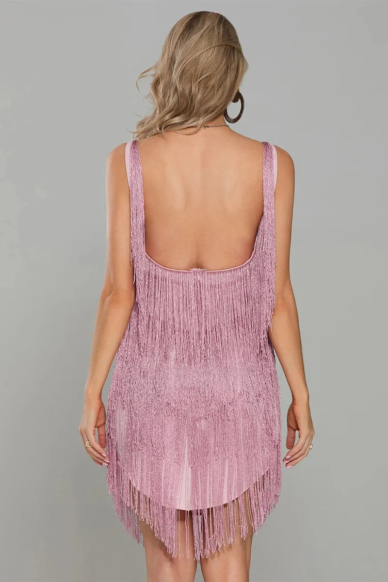 Elegant Sleeveless Mini Dress