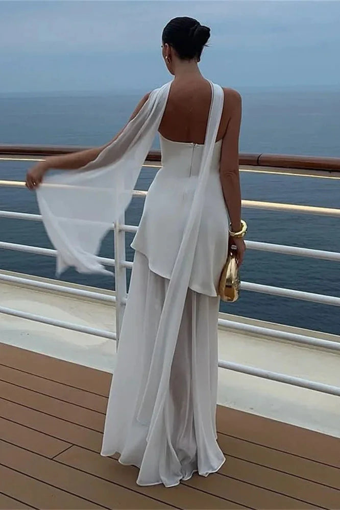 Mesh Backless Patchwork Slim Bodycon Maxi Dress