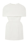 Elegant Sleeveless Round-Neck Mini Dress