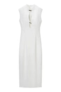 Hollow Out High Waist Sleeveless Maxi Dress