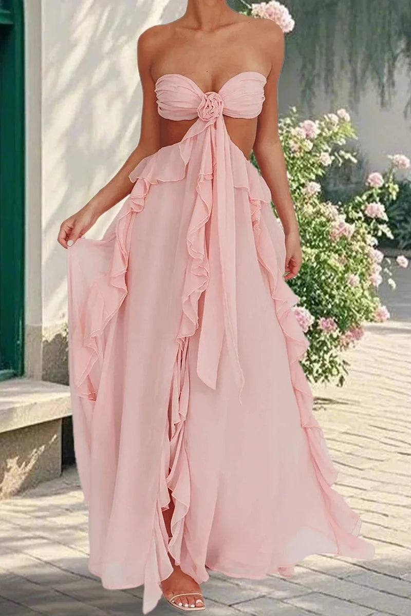 Elegant Sleeveless Maxi Dress