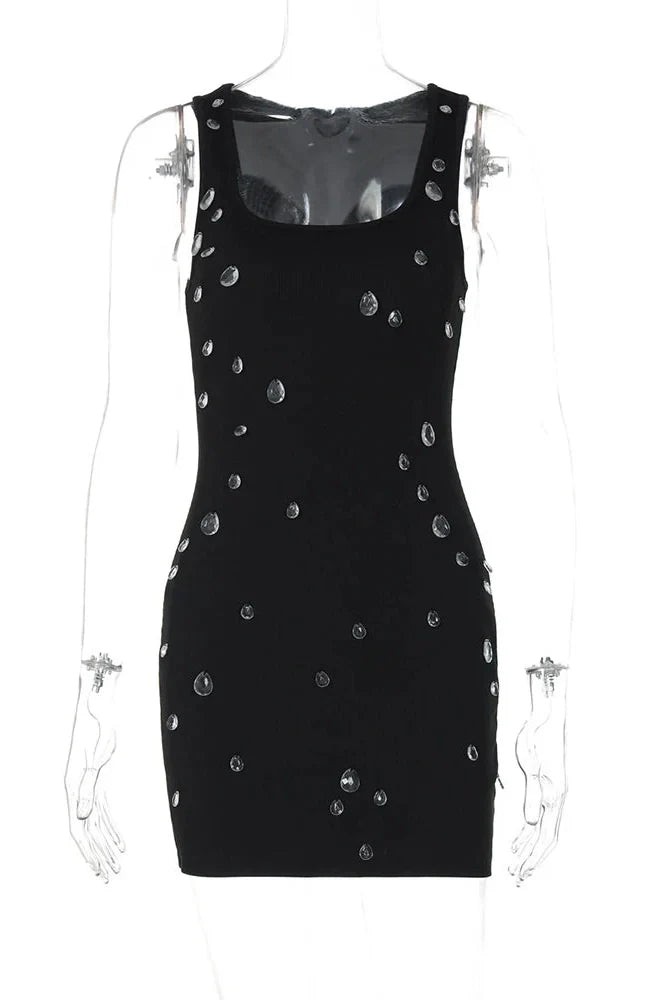 Elegant Sleeveless Slim Mini Dress