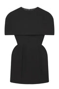 Elegant Patchwork High Waist Mini Dress