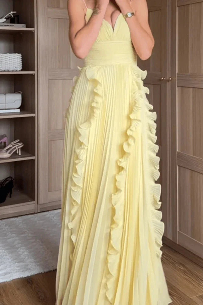 Hollow Out High Waist Sleeveless Maxi Dress
