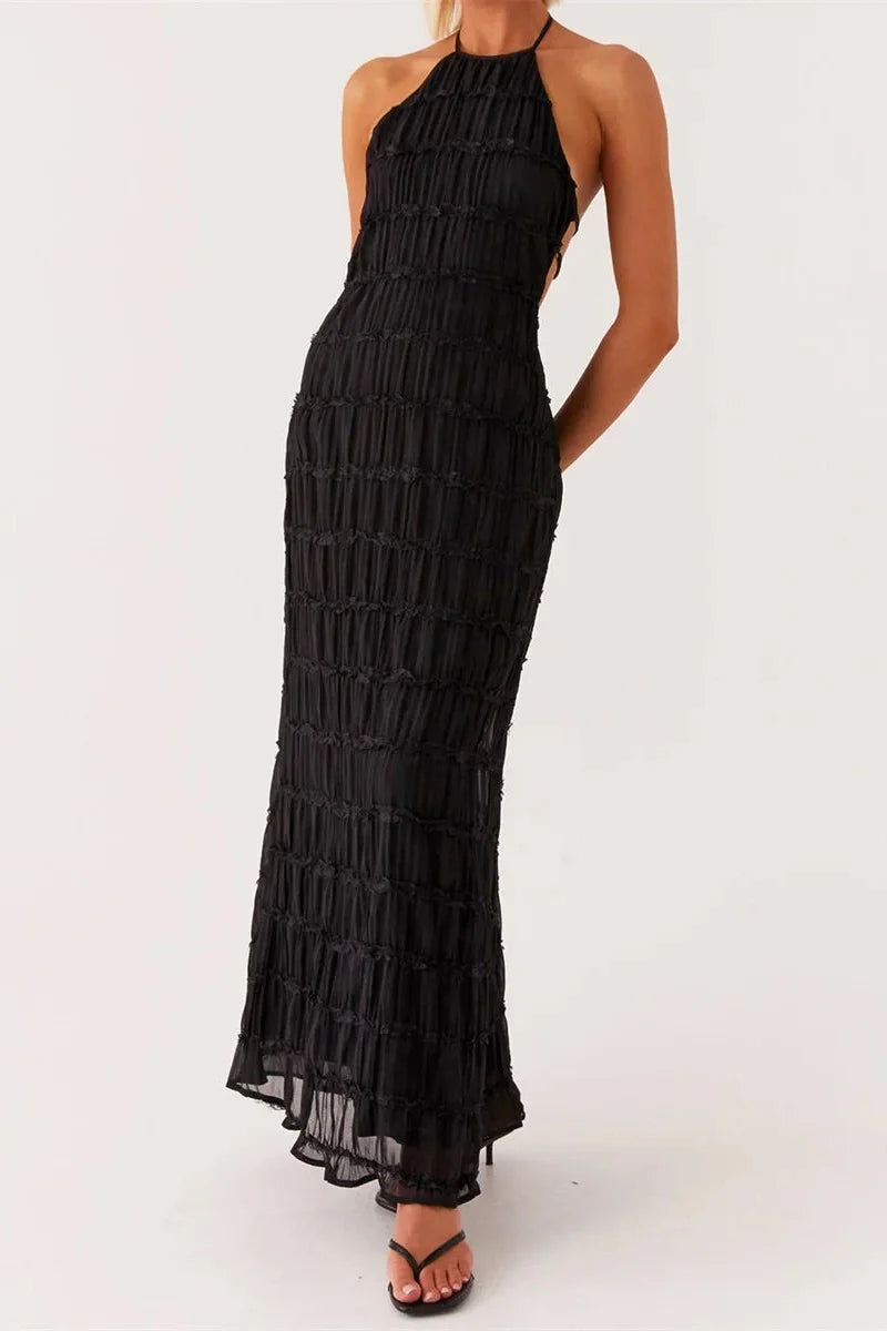 Bodycon Sleeveless Backless Maxi Dress