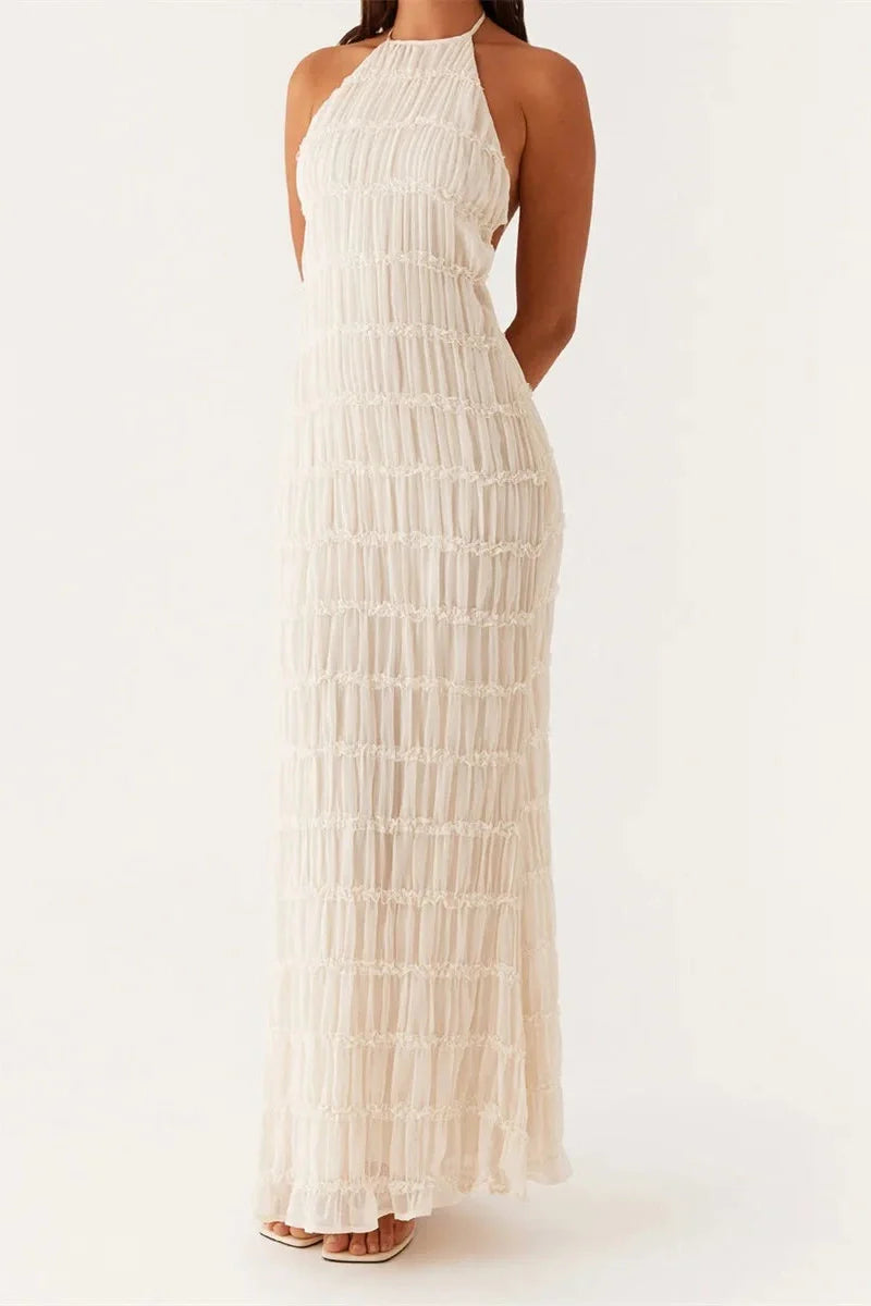 Bodycon Sleeveless Backless Maxi Dress