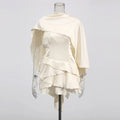 Shawl Lace-Up Sleeveless Backless Slim Mini Dress
