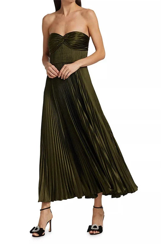 Elegant High Waist Sleeveless Backless Maxi Dress