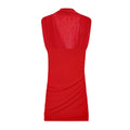 See Through Patchwork Sleeveless Mini Dress