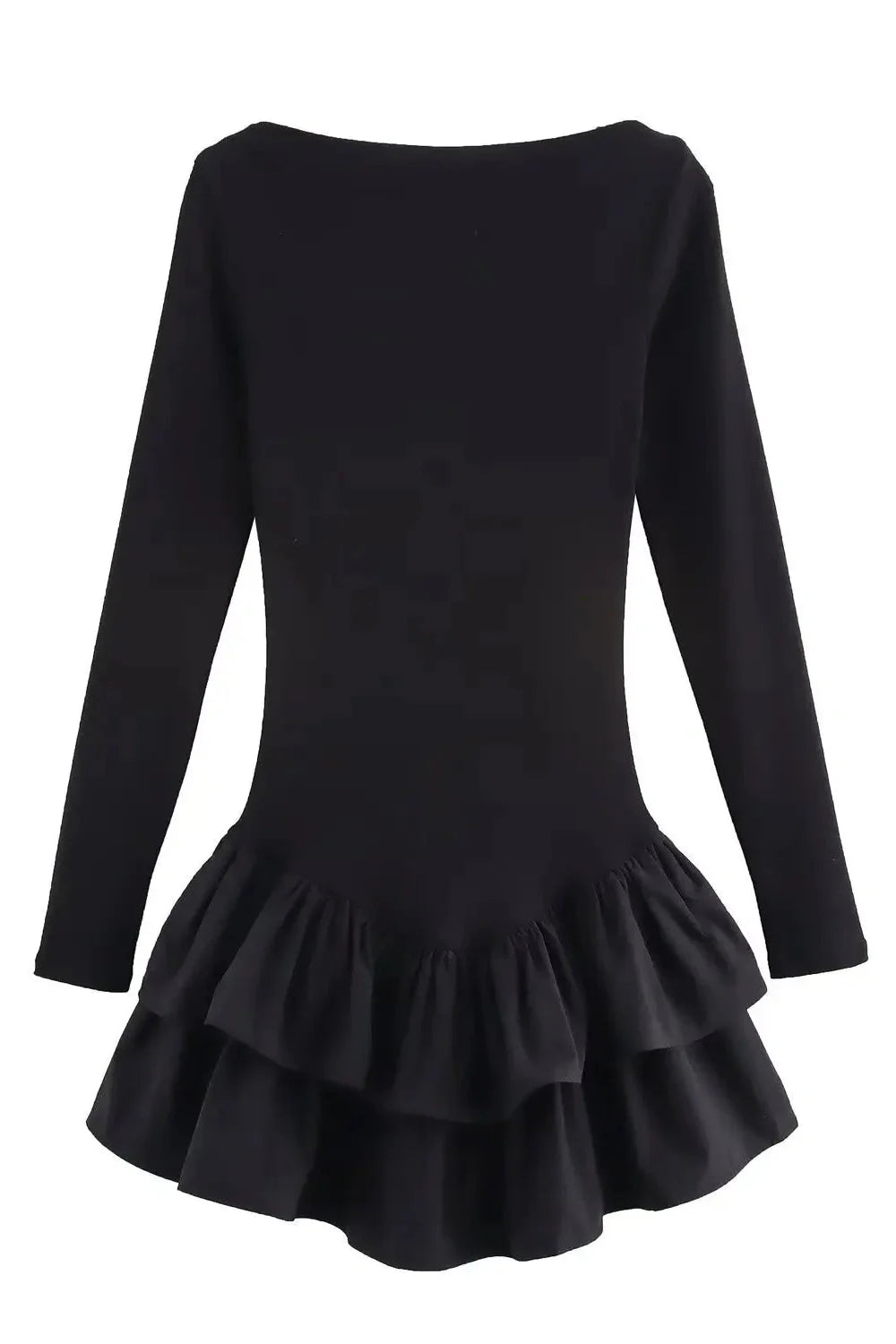 Elegant Long Sleeve Slim Mini Dress
