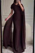 Elegant High Waist Slim Maxi Dress