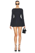 Long Sleeve High Waist Bodycon Mini Dress