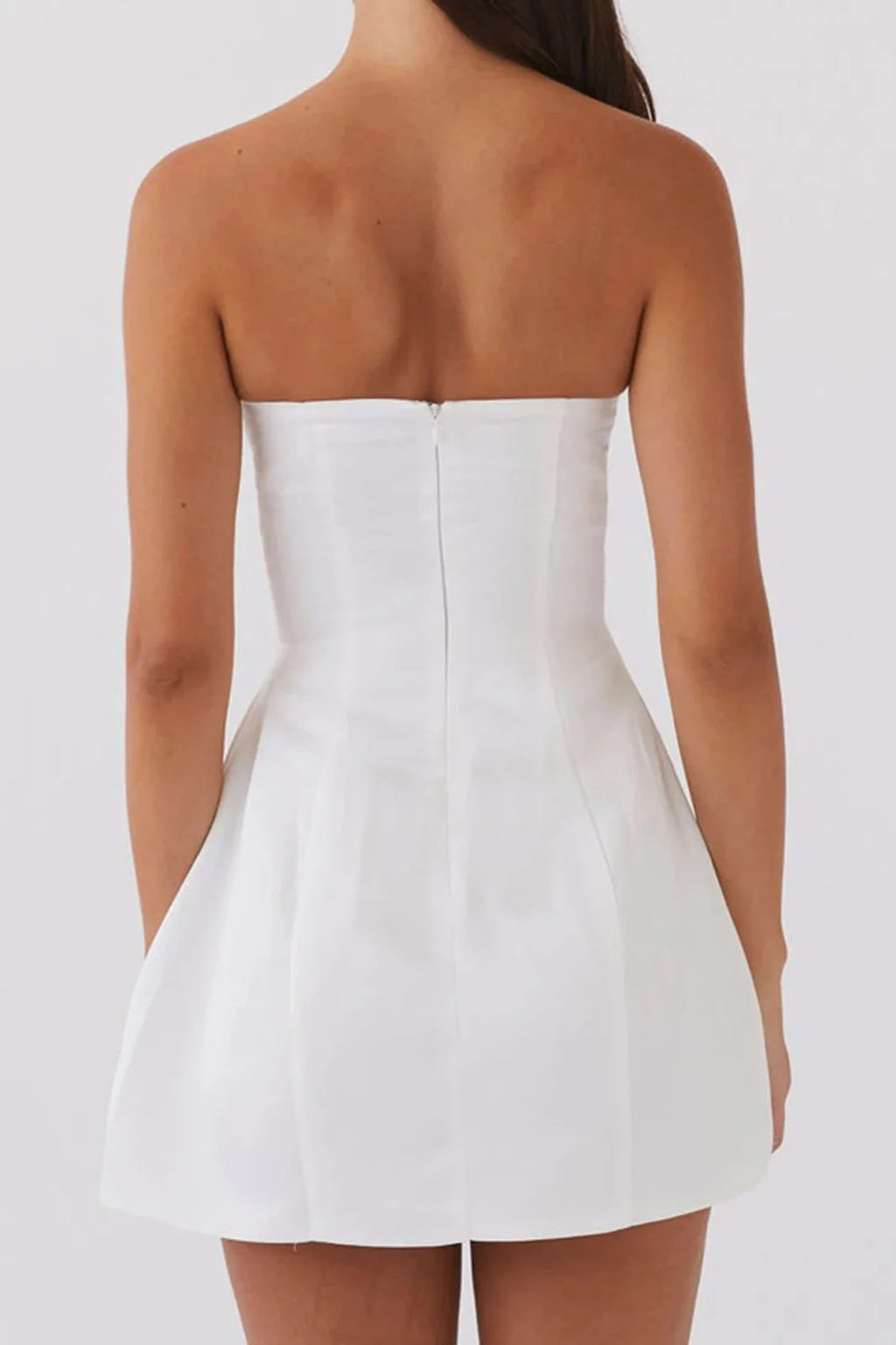 Strapless Backless Mini Dress