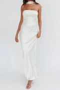 Backless Strapless Slim Fit Sleeveless Maxi Dress