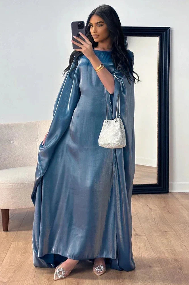 Elegant Long Sleeve Maxi Dress