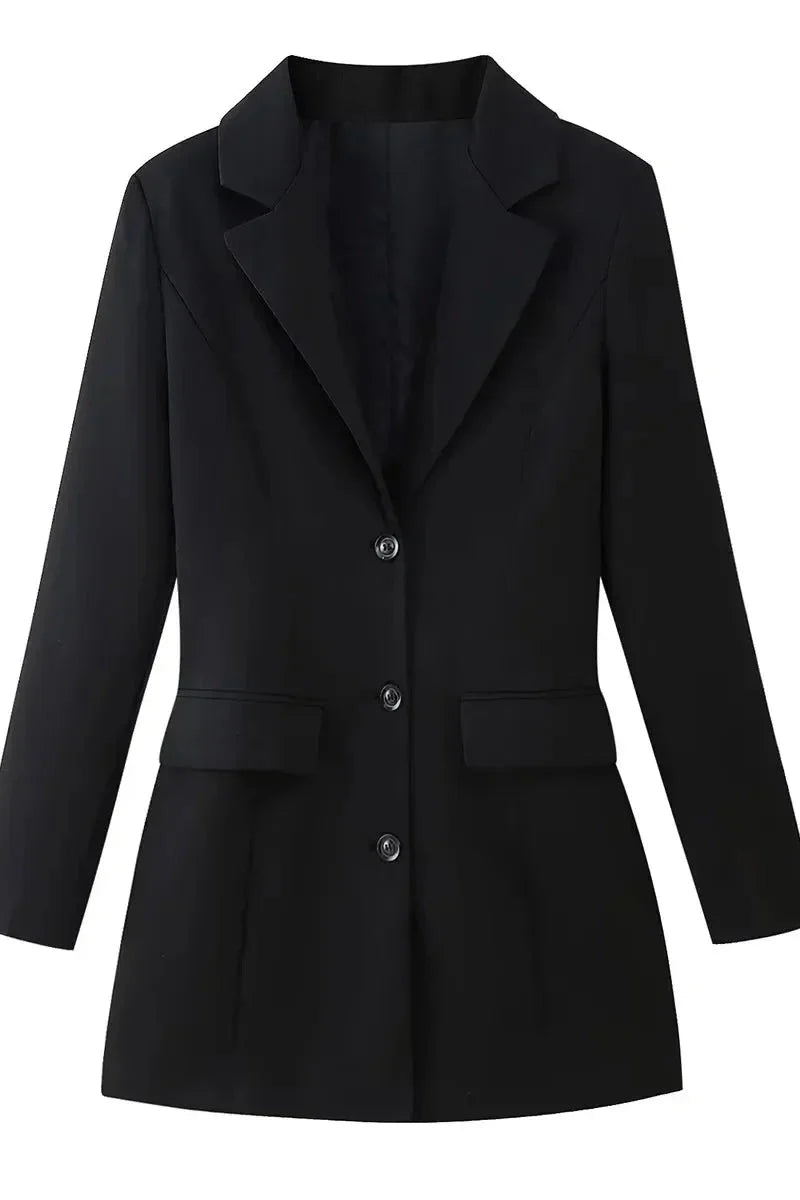 Elegant High Waist V-Neck Long Sleeve Bodycon Mini Dress