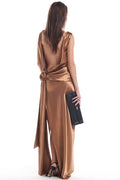 Elegant Backless High Split Maxi Dress