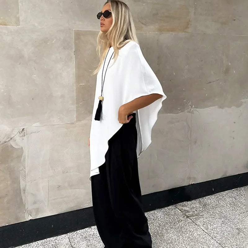 Elegant Patchwork Sleeveless Midi Dress