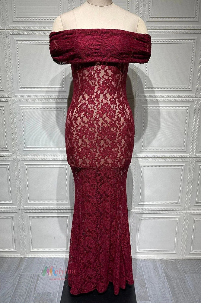 Hollow Out Off-Shoulder Strapless Backless Sleeveless Maxi Dress