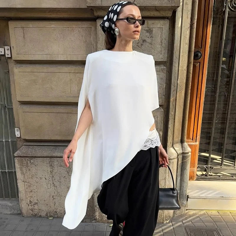 Elegant Patchwork Sleeveless Midi Dress