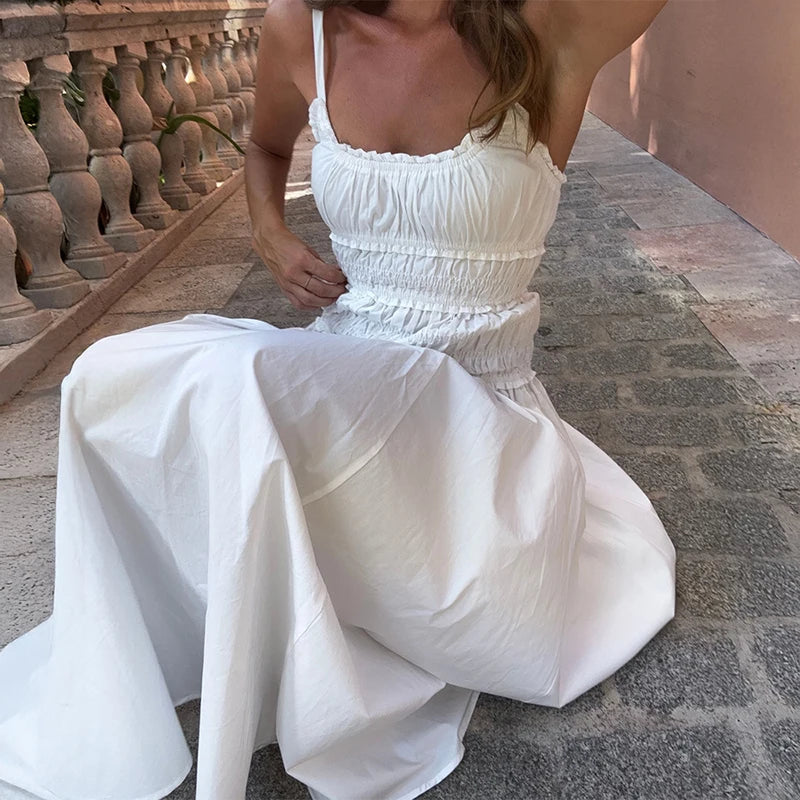 Spaghetti Strap Sleeveless Maxi Dress