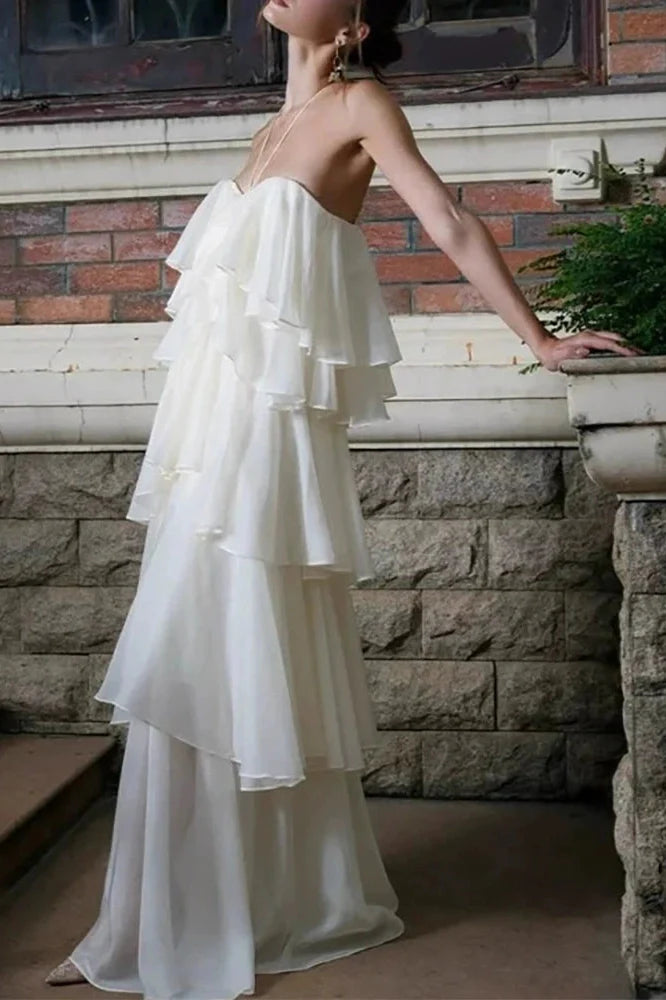 Elegant Off-Shoulder Sleeveless Maxi Dress